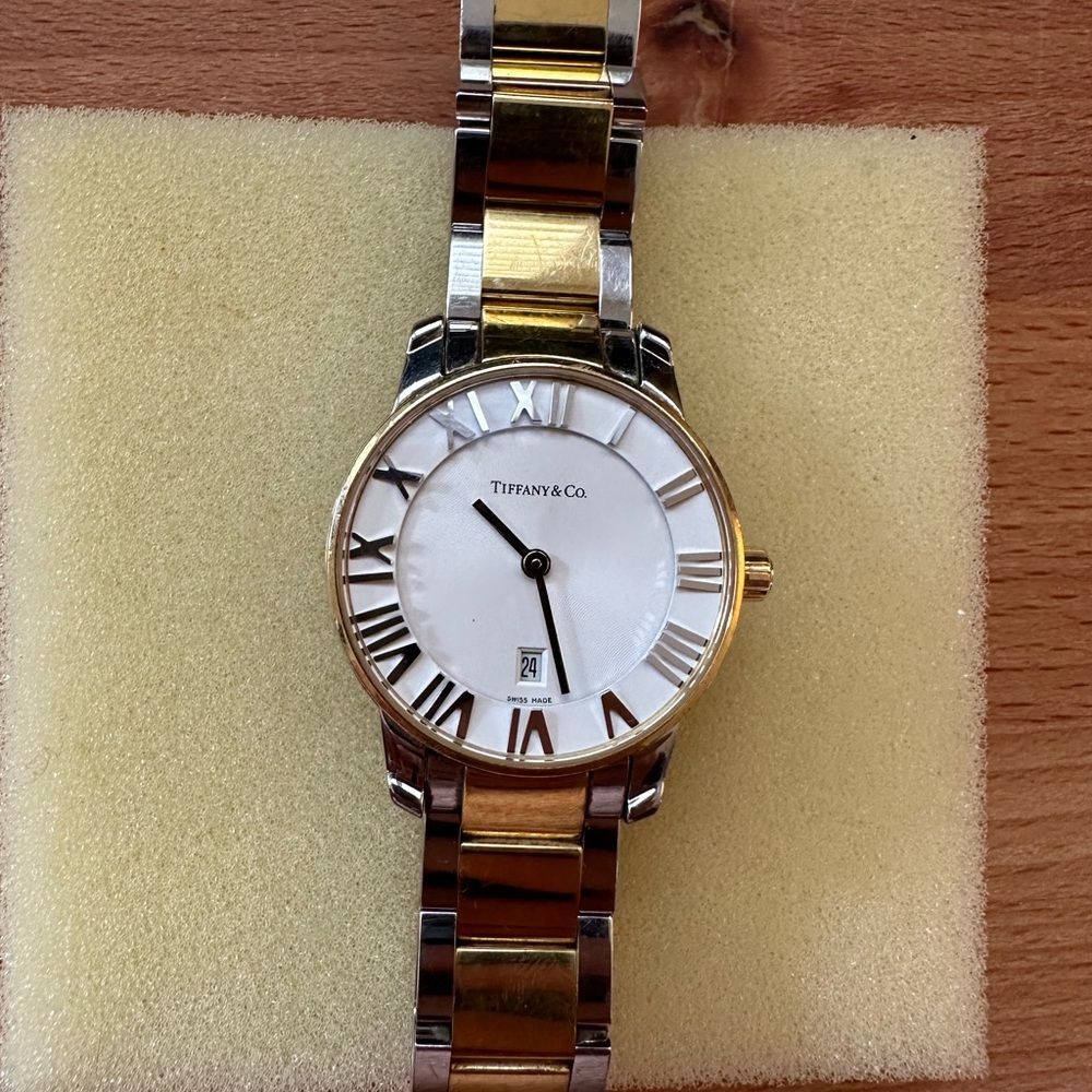 Tiffany & Co. Atlas combination watch